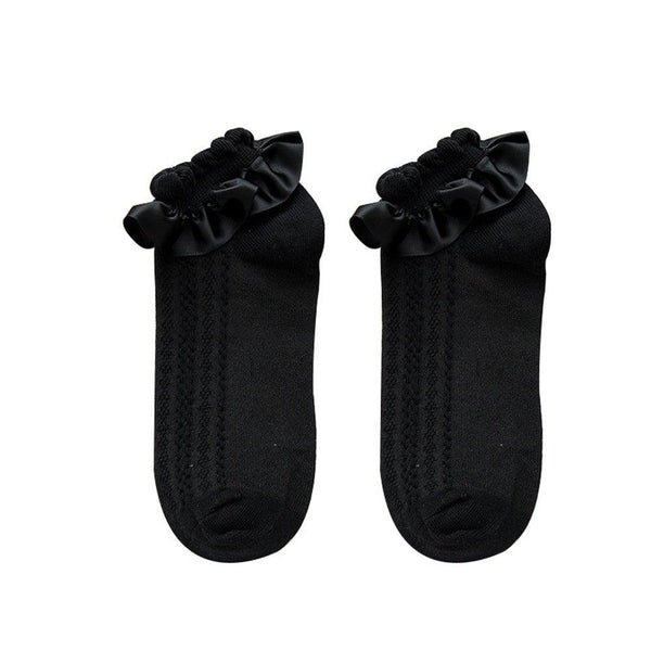Woman Summer Ruffle Socks Short Socks Nylon Lace Socks Anime Cartoon Sweet Girls Hosiery Cosplay Costumes Accessories