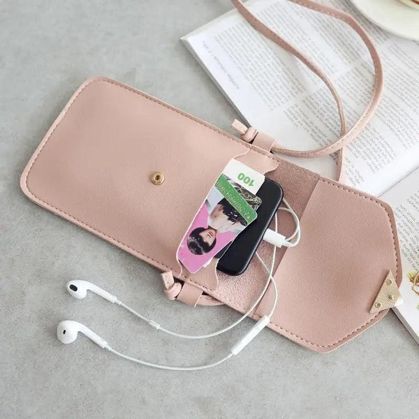 Women  Bag Shoulder Transparent Bag Card Holders Girl  Handbag Ladies PU Leather Clutch Phone Wallets Purse
