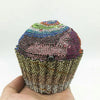 Women Blue Cupcake Evening Bag Crystal Clutch Purses Wedding Bridal Rhinestone Handbag Party Minaudiere Bag