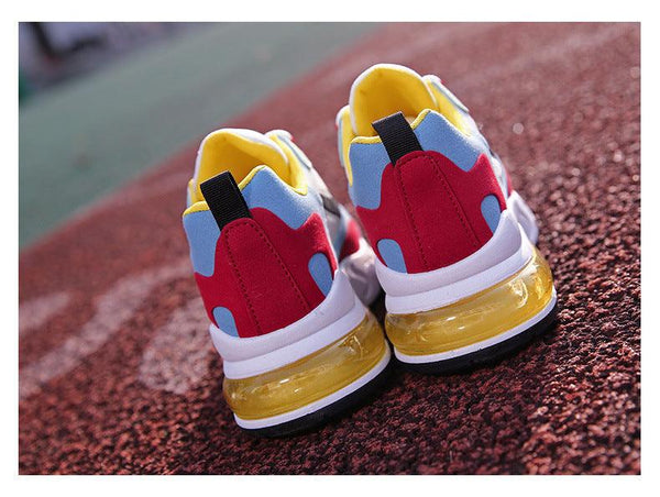 Women Casual Shoes Colorful Sneakers Flat Thick Sole Lightweight Air Cushion Gym Fashion Shoes Breathable Sport Air Fitness Walking Running Athletic Sneakers