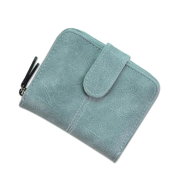 Women Cute Short Money Wallets With Zipper Female Small Wallet Lady Coin Purse Card Wallet Purses