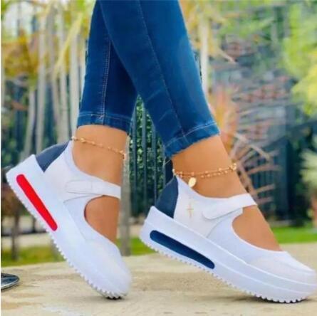 Women Elegant Sneakers Thick Bottom Women Casual Shoes Athletic Road Running Mesh Breathable Casual Sneakers Lace Up Comfort Sports Sneakers