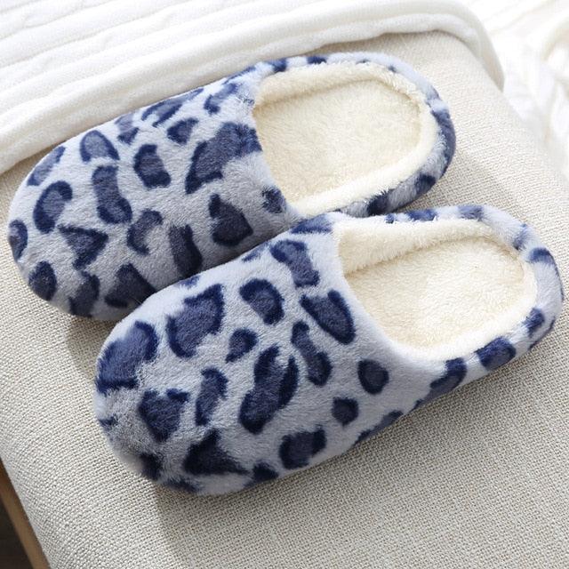 Women Indoor Slippers Warm Plush Home Slipper Autumn Winter Woman House Flat Floor Soft Slipper Silent Slides Plush Fleece Insole Fluffy Slippers For Indoor Home Bedroom