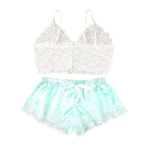 Women Luxury Bra Set Ladies Lingerie Set 2 Pieces Lace Bra And Panty Sets Strappy Lace Lingerie Set Lace Comfortable Polyester Sleepwear Underwear Tops Sets Lightweight Comfortable Design