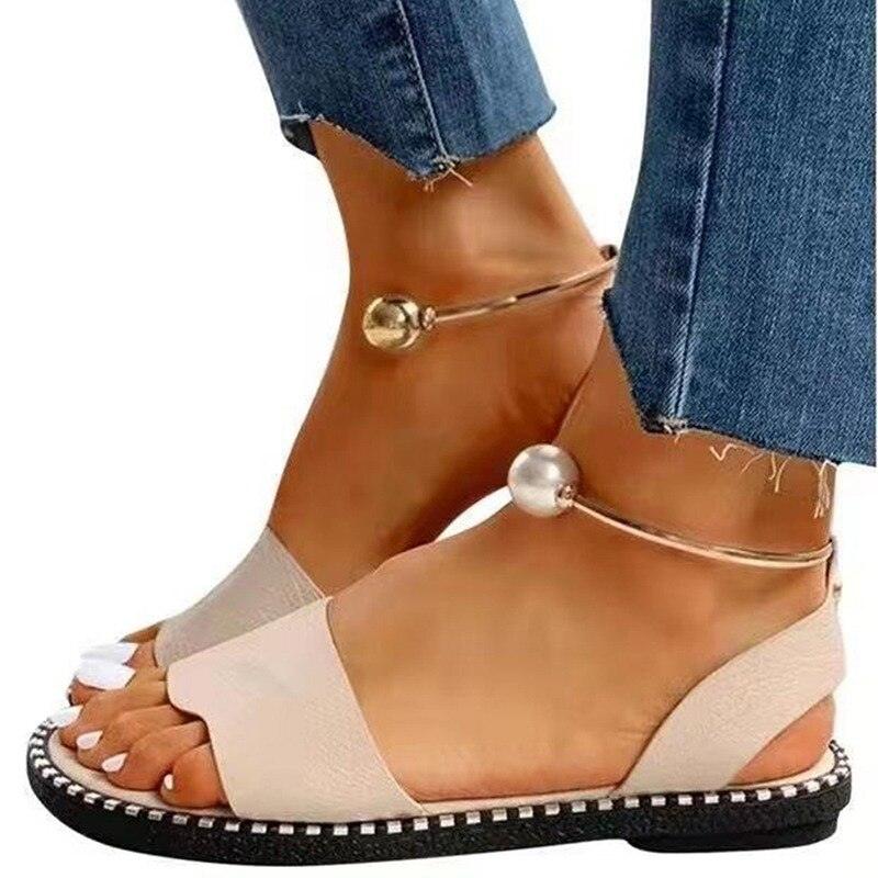 Women Luxury Party Sandals Fashion Summer Casual Black Business Sandals Buckle Straps Beach Shoes Retro Fashion Summer Women Shoes Print Casual Sandals