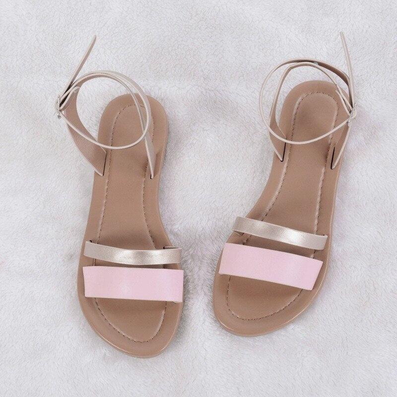 Women Luxury Party Sandals Fashion Summer Casual Black Business Sandals Buckle Straps Beach Shoes Retro Fashion Summer Women Shoes Print Casual Sandals