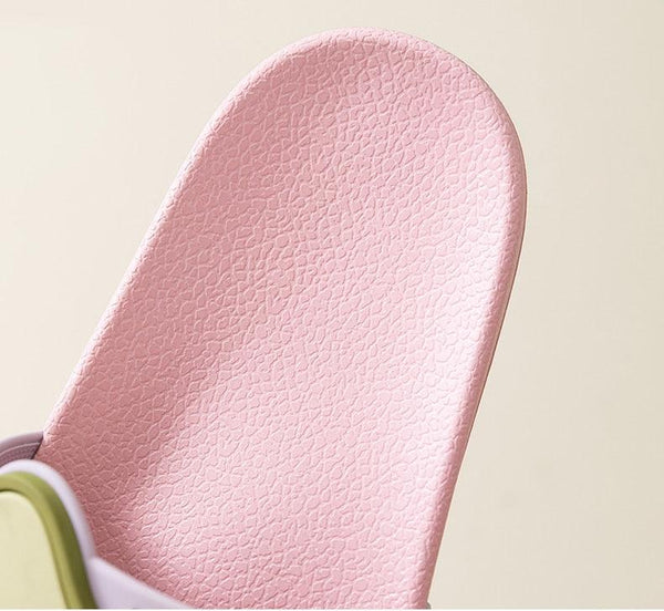 Women Men Summer Slippers Casual Sandals Beach Slides Fruits Avocado Flip Flops Non-Slip Soft Sole Bathroom Shoes Open Toe Soft Slippers Non-Slip Soft Shower Spa Bath Pool Gym House Sandals