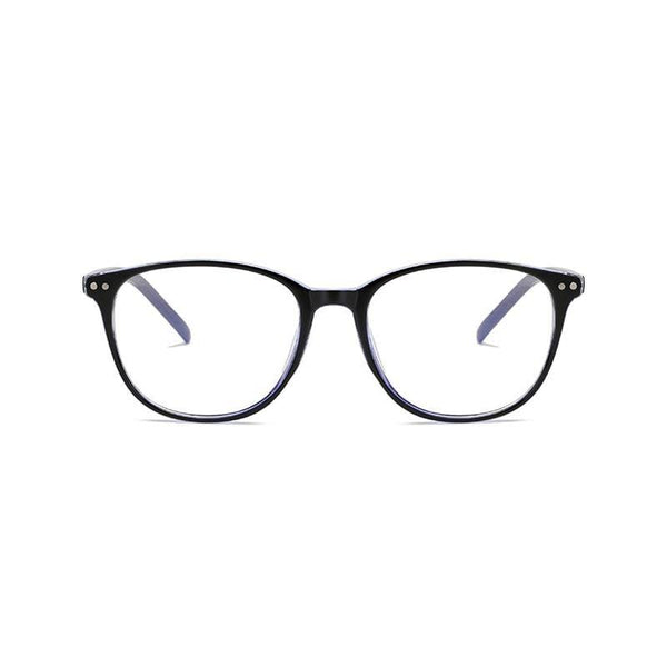 Women Myopia Glasses Ladies Blue And Anti Eye Strain Headache Computer Glasses  Transparent Lens Film Coated Oval Formed Myopia Glasses -1.0 -1.5 -2.0 -2.5 -3.0 -3.5 -4.0 -4.5 -5.0 -5.5