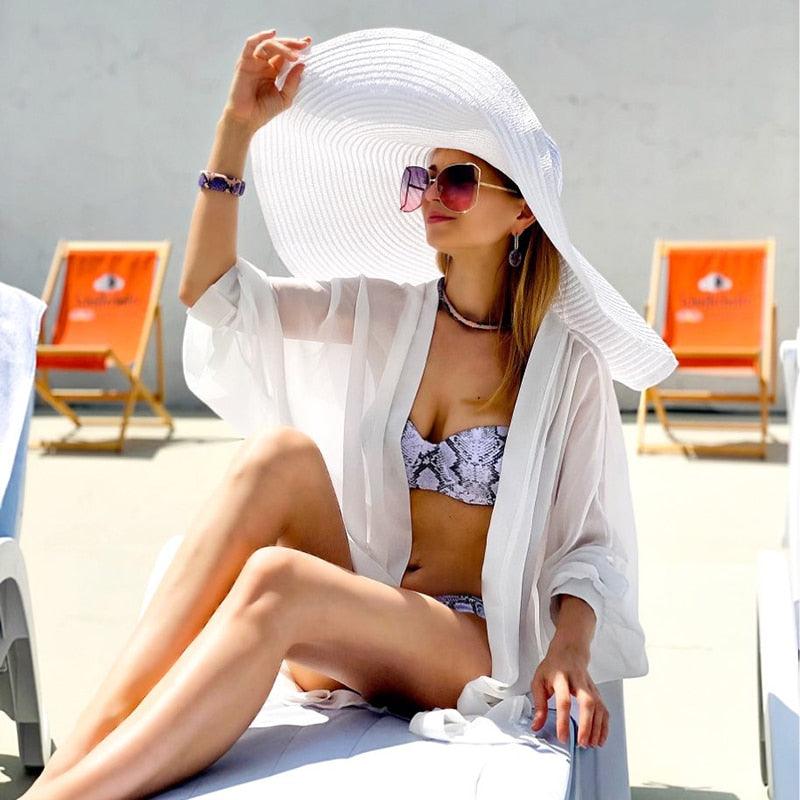Women Oversized Foldable Summer Large Wide Hat Beach Straw Hat Cute Sun Cap Retro Foldable Handmade Big Hats Ladies UV Protection Hat Vintage Summer Sun Beach Hats