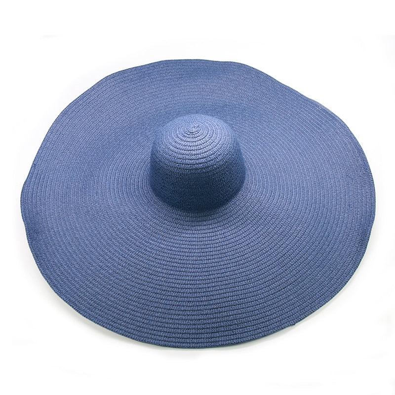 Women Oversized Foldable Summer Large Wide Hat Beach Straw Hat Cute Sun Cap Retro Foldable Handmade Big Hats Ladies UV Protection Hat Vintage Summer Sun Beach Hats