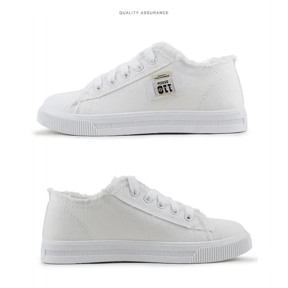 Women's Blue Canvas Sneakers Breathable Classic Summer Denim Stylish Fashion Women Sneakers