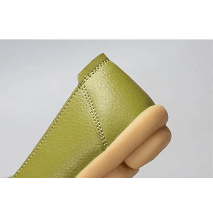 Women's Genuine Leather Flats Sandals Elegant Comfortable Soft Non Slip Design For Women