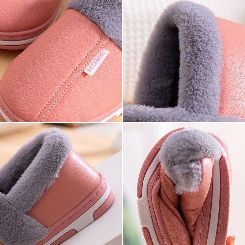 Women's Home Slippers Plush Warm House Shoes Non-Slip Soft Winter Indoors Bedroom Couples Floor Slipper Comfy Warm Memory Foam Faux Fur Indoor Outdoor Non Slip Winter Home Shoes