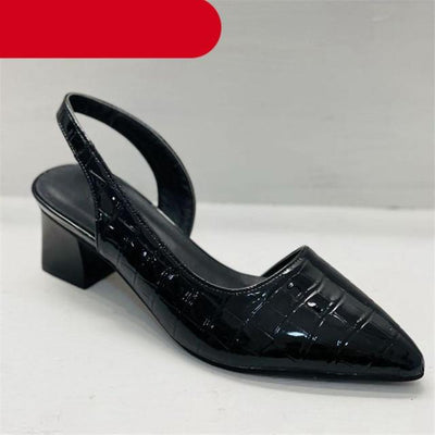 Women's Pointed Toes Pumps Luxury Heels Sandals Summer New Vintage Woman Lady Sandals Fashion Heel Sandals Mid Block Square Heel Slip On Pointed Toe Office Sandal