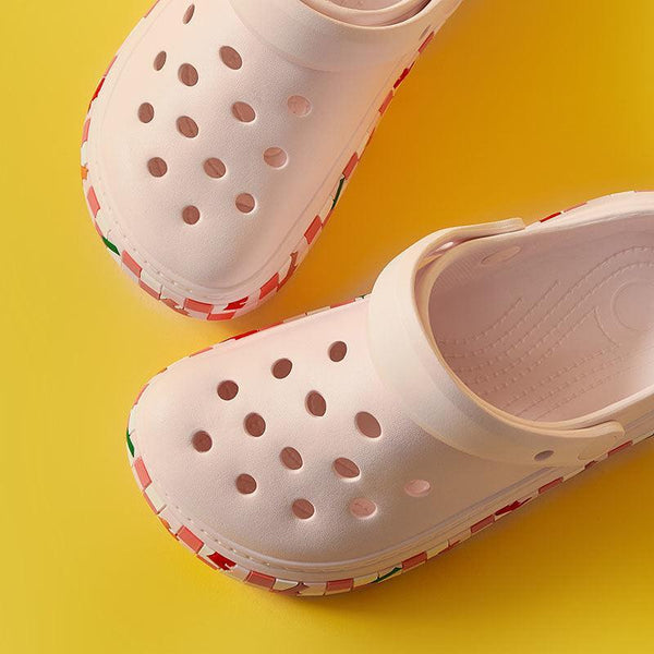 Women's Sandals Slippers Summer Hole Shoes Non-Slip Soft-Soled Beach Sandals Unisex Garden Clogs Shoes Casual Slippers Quick Drying Sandals Summer Anti-Slip Beach Clogs