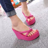 Women's Sandals Summer Slippers Elegant Butterfly Shoes Open Toe Fashion Comfortable Elegant Platform Shoes Pink Sandals For Women Dressy Modern Thick Platform Sandals