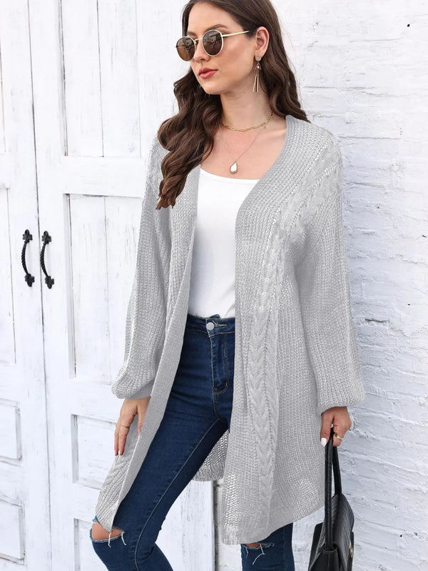 Women's Spring and Autumn New Woven Sweater Loose Casual Sweater Jacket