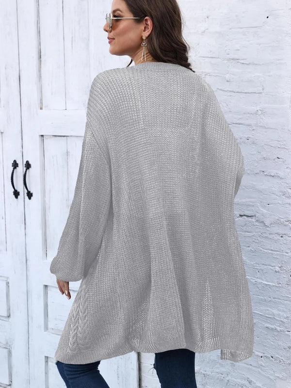 Women's Spring and Autumn New Woven Sweater Loose Casual Sweater Jacket