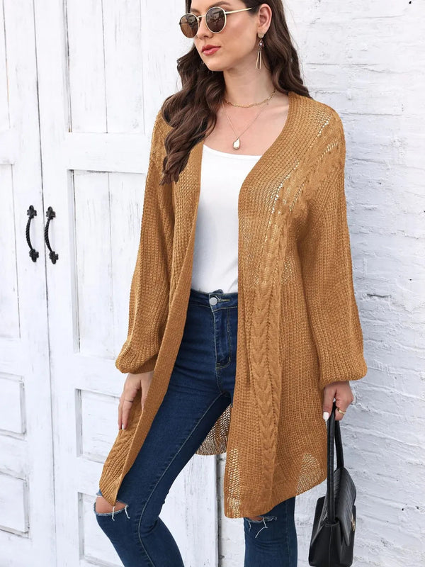 Women's Spring and Autumn New Woven Sweater Loose Casual Sweater Jacket