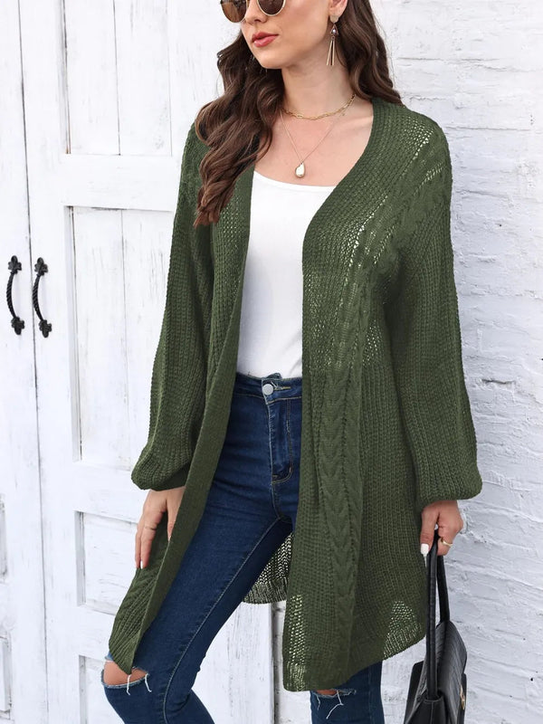 Women's Spring and Autumn New Woven Sweater Loose Casual Sweater Jacket