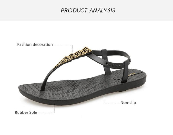 Women Sandals Flip Flops Summer Flat Shoes Woman Sandals Beach Flat Sandals T-Strap Sandals Strappy Flip Flop Sandal Flat Slide Casual Summer Beach Thong Slipper