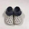 Women Sandals Winter Hole Slippers Outside Shoes For Women Slippers For Home Men's and Women's Classic Lined Clog Warm And Fuzzy Slippers Fur Lined Clogs Winter Garden Shoes Warm House Slippers - Grey / 43-44