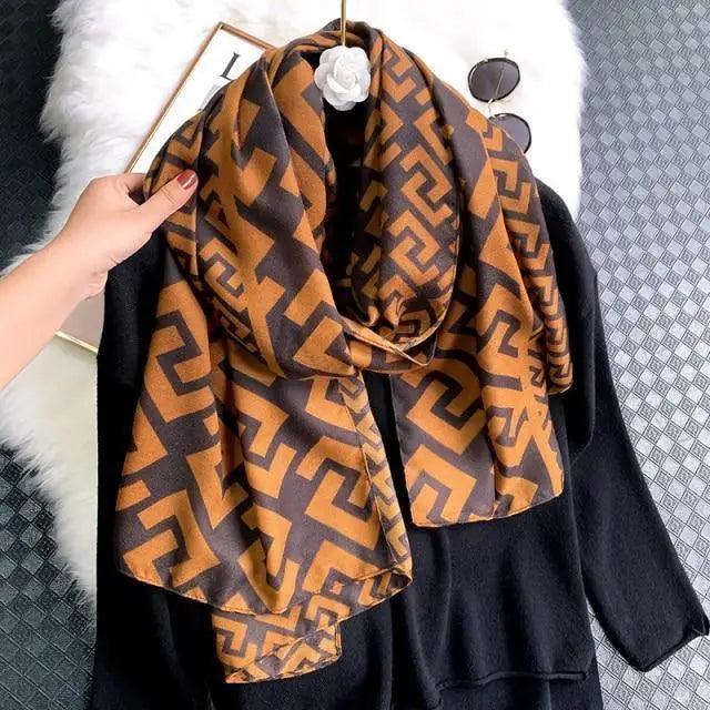 Women Scarf Leopard Print Cotton Large Size Scarfs For Winter Shawls Winter Warm Casual Wear For Women Lovely Floral Tassel Cotton ab Shawls Lady Silk Wraps Scarves
