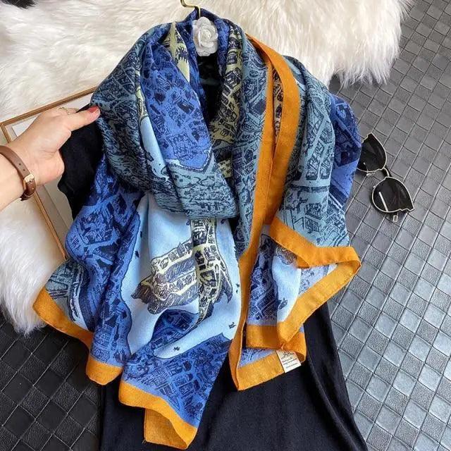 Women Scarf Leopard Print Cotton Large Size Scarfs For Winter Shawls Winter Warm Casual Wear For Women Lovely Floral Tassel Cotton ab Shawls Lady Silk Wraps Scarves