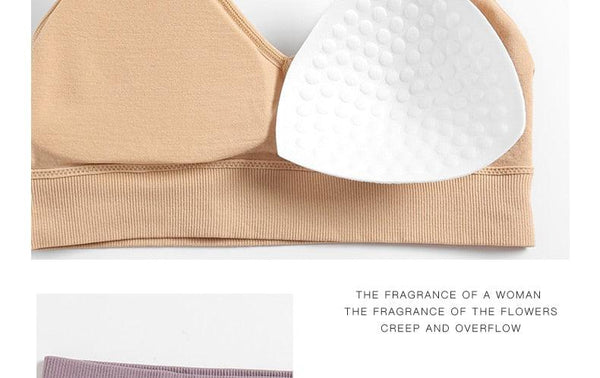 Women Seamless Bra Top Fitness Swimwear Push Up Exercise Bikini For Women 2 Pieces Ribbed Seamless Yoga Bikini Sets Sports Bra And Underwear Set 2 Piece High Waist Summer Bikini