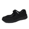 Women Sneakers Espadrille Fashion Breathable Mesh Casual Shoes Flat Shoes Women Work Shoes Breathable Mesh Slip-On Shoes Women Mesh Running Casual Sport Design - Black / 38