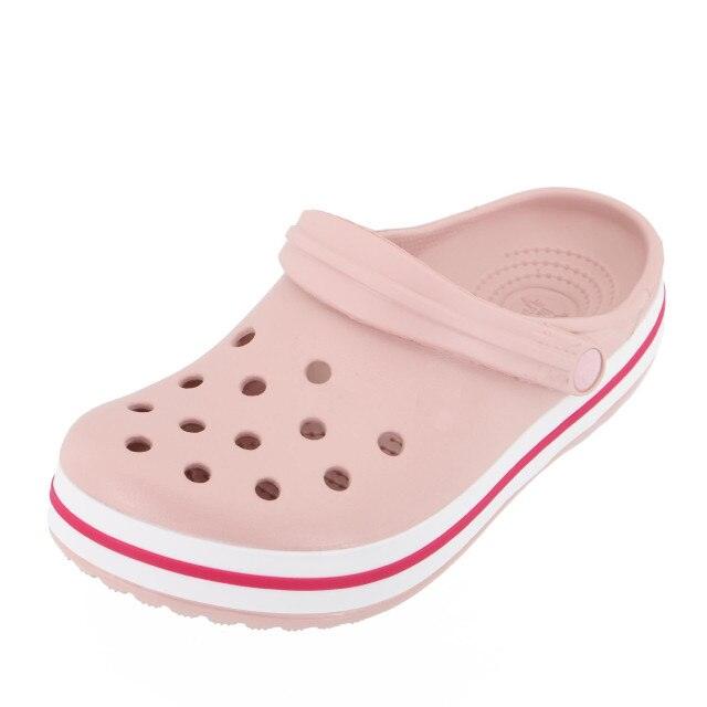 Women Summer Beach Shoes Breathable Garden Clogs Home Shoes Platforms Unisex  Beach Sandals Comfortable Slip On Shoes Lightweight Indoor Outdoor Clogs Shower Water Shoes