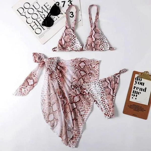 Women Swimsuit High Quality Thong Bikinis Set Swimwear Female Bathing Suit 3 Piece Set Swimsuits