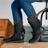 Women Winter Boots Strong Hoof Heels Fashion Comfort Warm Design