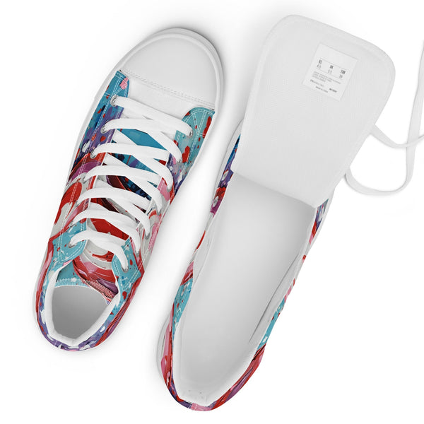 Women’s Acrylic Heart High Top's