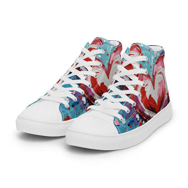Women’s Acrylic Heart High Top's