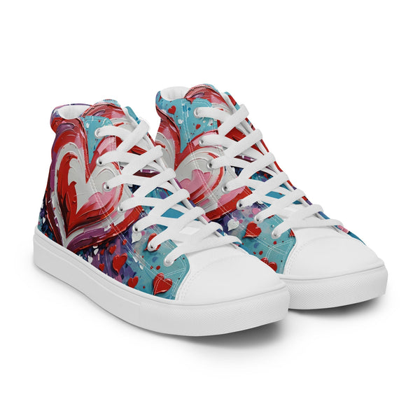 Women’s Acrylic Heart High Top's