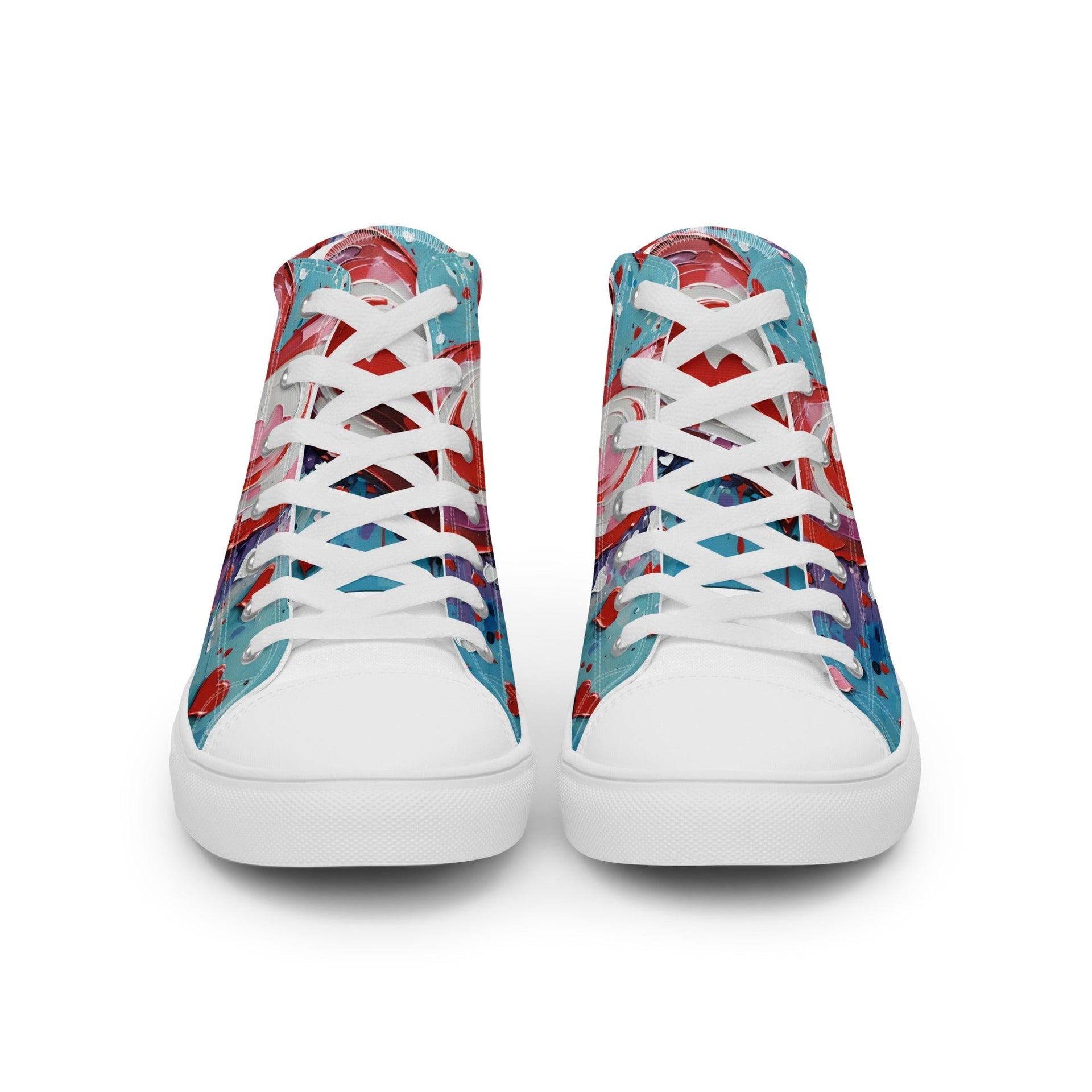 Women’s Acrylic Heart High Top's