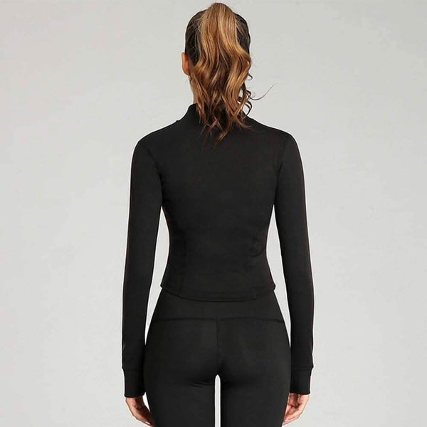 Women's Athletic Full Zip Lightweight Workout Jacket