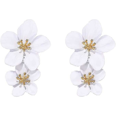 Women's Boho Flower Shaped Daisy Stud Earrings