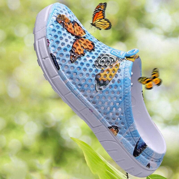 Womens Casual Clogs Breathable Beach Sandals Slippers Summer Slip On Women Flip Flops Home Shoes Breathable Water Shoes Beach Sandals Lightweight Slip-On Clogs