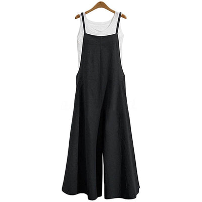 Women's Casual Loose Long Wide Leg Jumpsuits