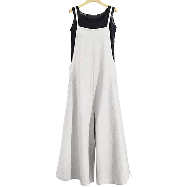 Women's Casual Loose Long Wide Leg Jumpsuits