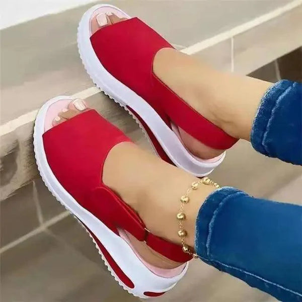 Womens Casual Stylish Sandals Summer Flats Elegant Comfort Buckle Strap Fashion Design