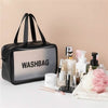 Women's Frosted Waterproof Cosmetic Bag