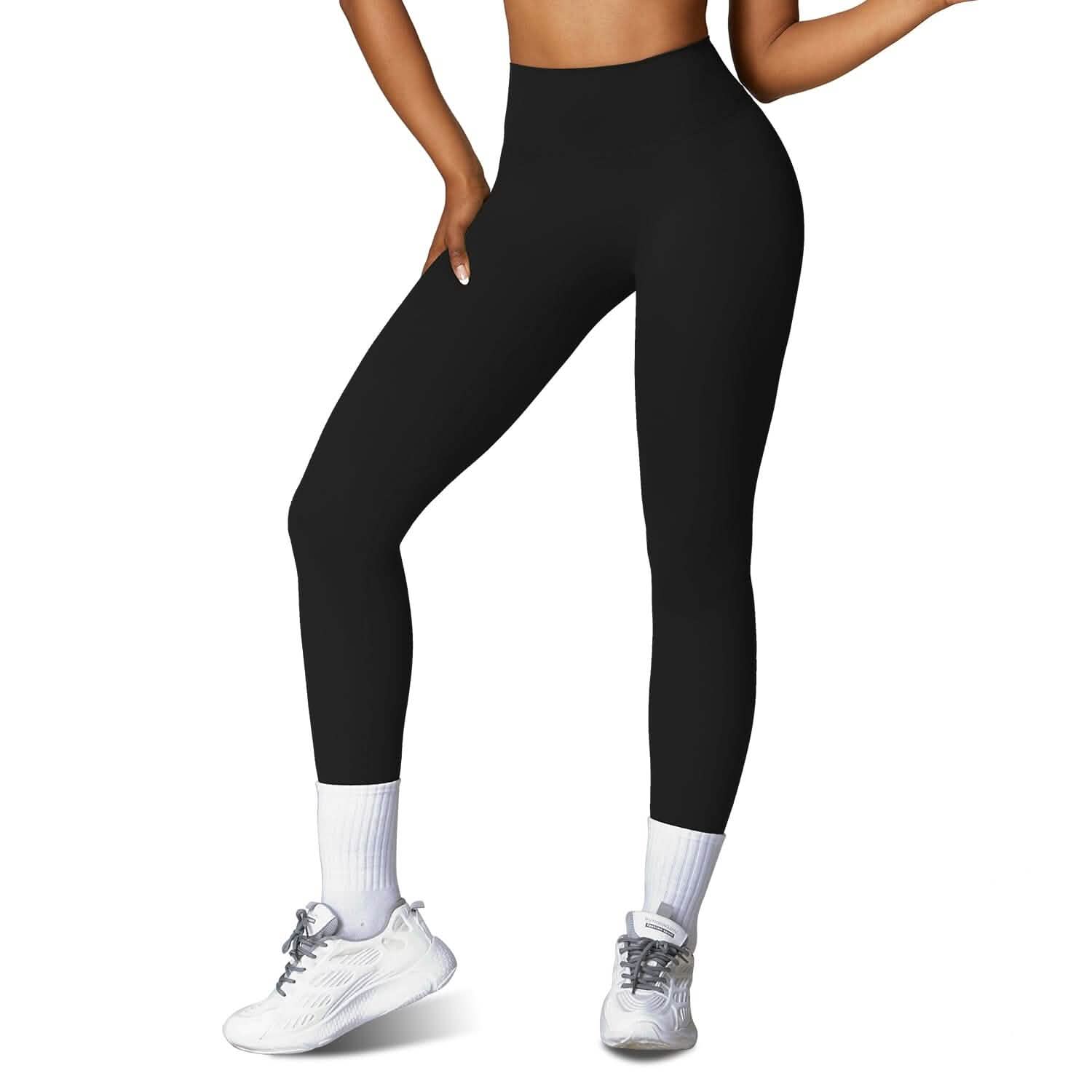 Women's High Waist Workout Leggings Tummy Control Compression with 25