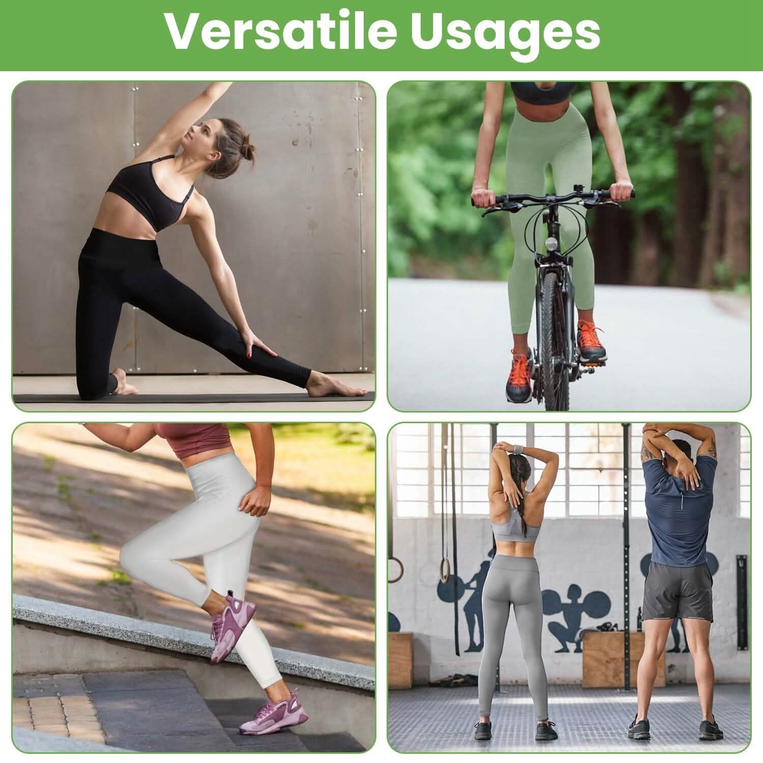 Women's High Waist Workout Leggings Tummy Control Compression with 25