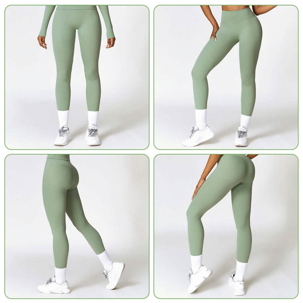 Women's High Waist Workout Leggings Tummy Control Compression with 25