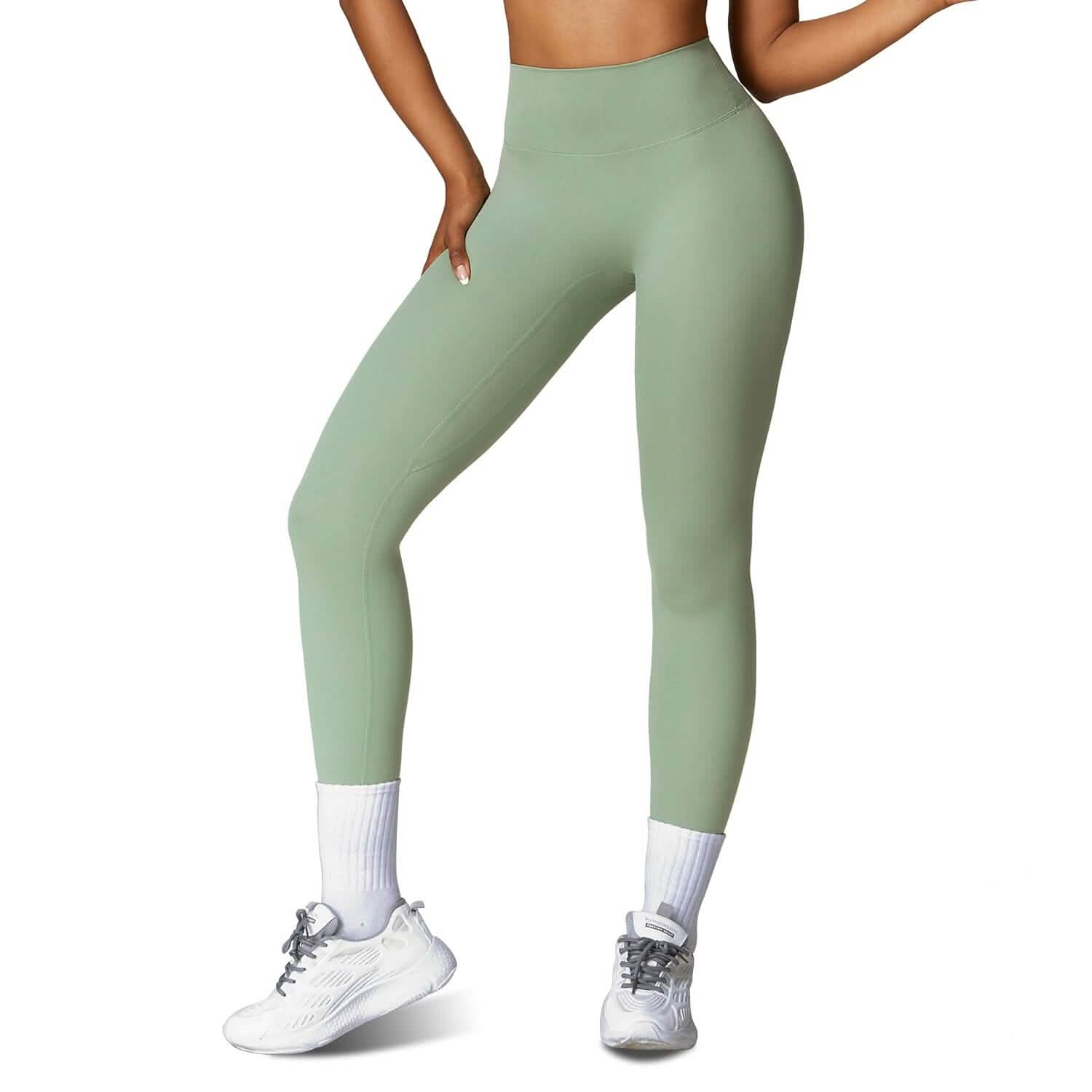 Women's High Waist Workout Leggings Tummy Control Compression with 25