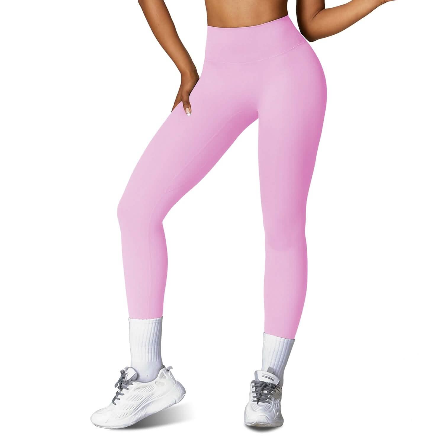 Women's High Waist Workout Leggings Tummy Control Compression with 25