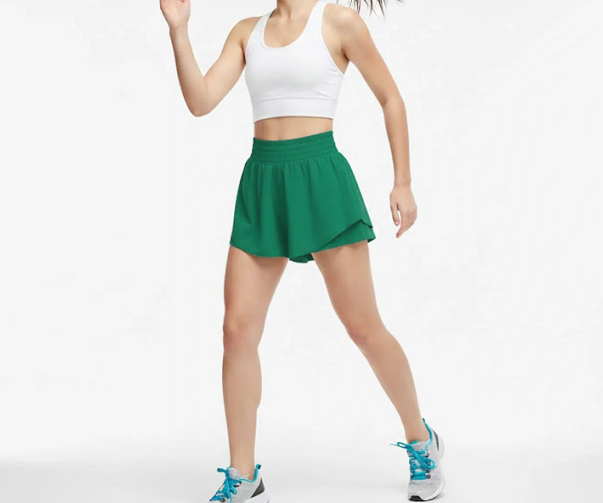 High Rise Running Shorts